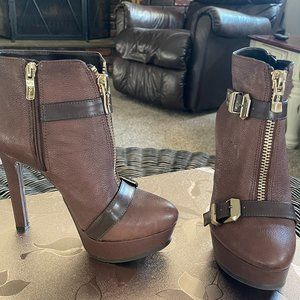 Michael Kors, ankle high heel booties